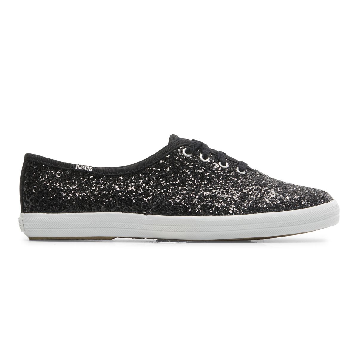 KEDS - Zapatilla Casual Mujer Champion Glitter Negro KEDS