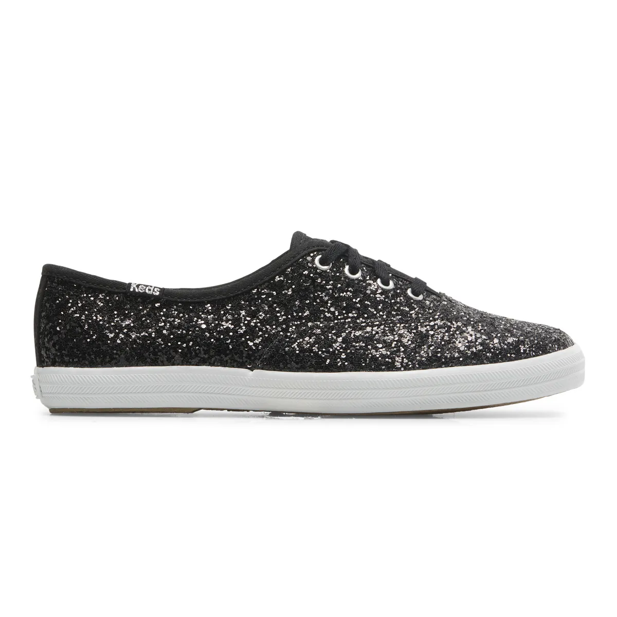 KEDS - Zapatilla Casual Mujer Champion Glitter Negro KEDS