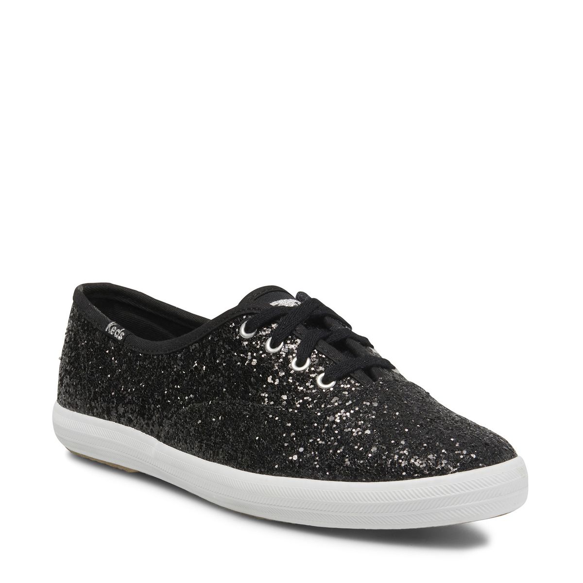 KEDS - Zapatilla Casual Mujer Champion Glitter Negro KEDS