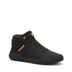 CAT - Botín Hex + Mid Canvas Negro Hombre