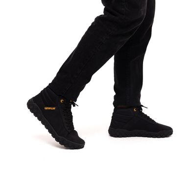 Imagen 2 del producto Botín Hex + Mid Canvas Negro Hombre CAT.