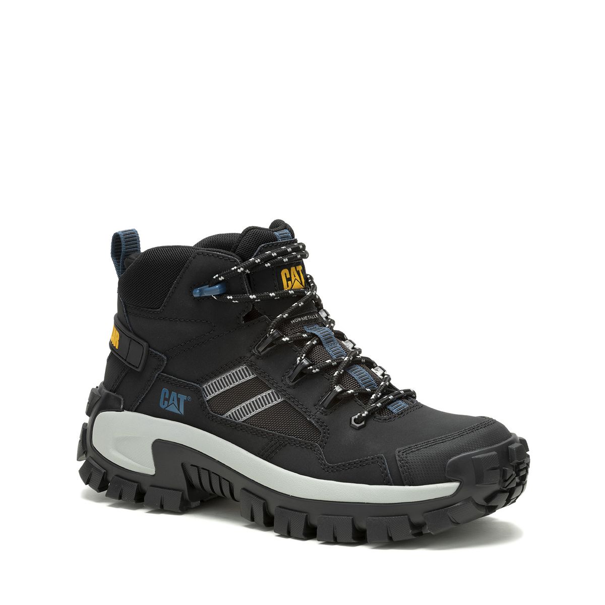 CAT - Bota cuero Invader Mid Vent Ct Negro Hombre CAT