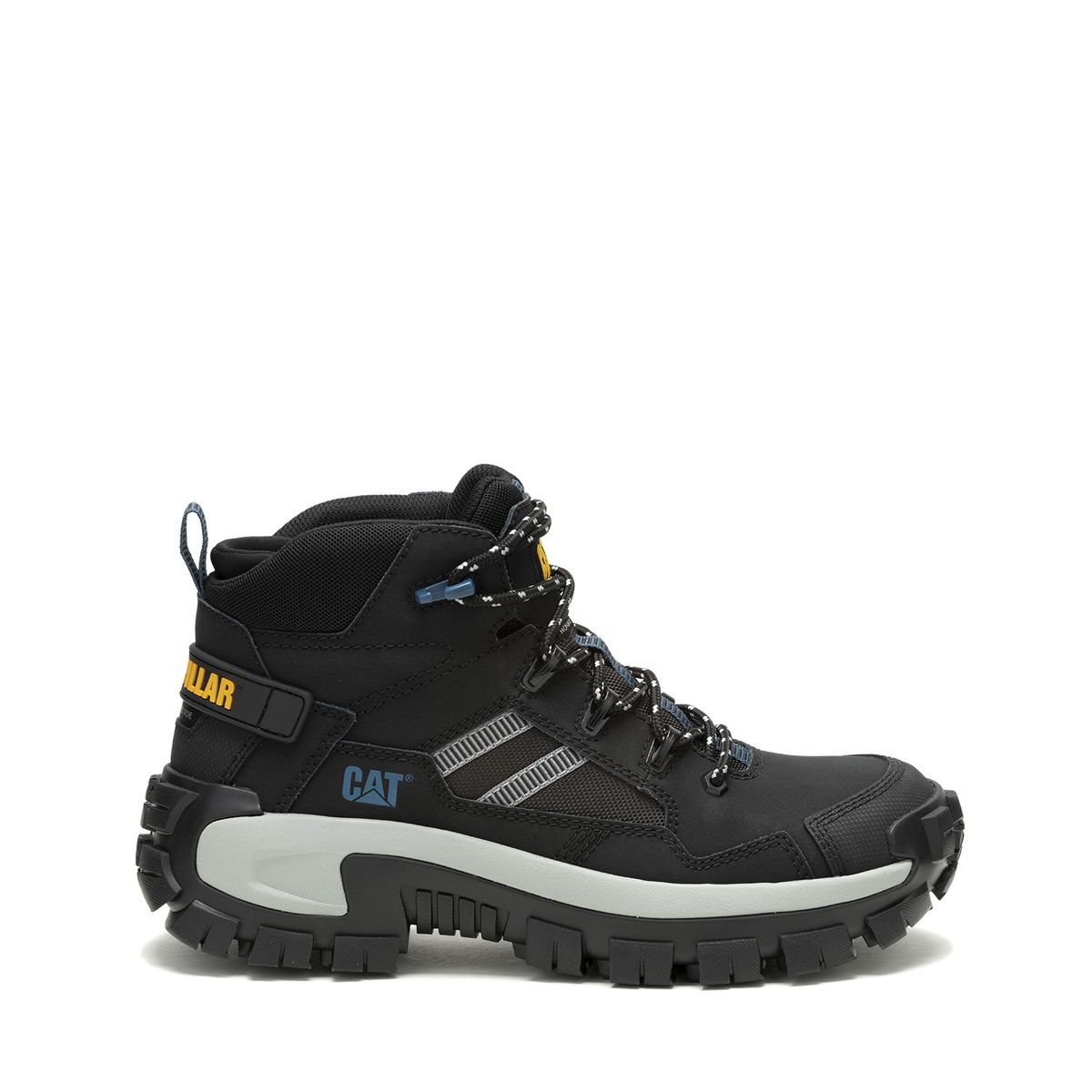 CAT - Bota cuero Invader Mid Vent Ct Negro Hombre CAT