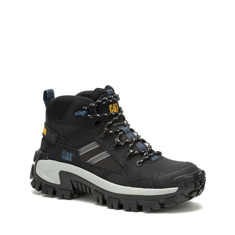 CAT - Bota cuero Invader Mid Vent Ct Negro Hombre CAT