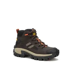 CAT - Bota cuero Invader Mid Vent Ct Café Hombre