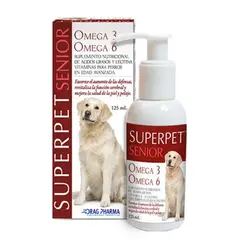 DRAG PHARMA - SUPERPET OMEGA SENIOR LAB PERRO 125ML