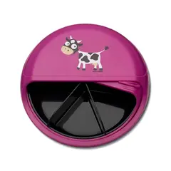 GENERICO - Plato Para Niños SnackDisc Fucsia