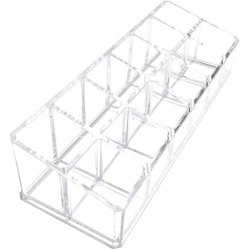 OEM - ORGANIZADOR DE MAQUILLAJE LABIALES 12 COMPARTIMIENTOS