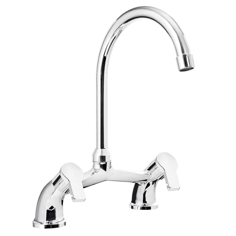 STRETTO - Combinación Llave Grifo Para Lavaplatos Tipo V Bogen Stretto