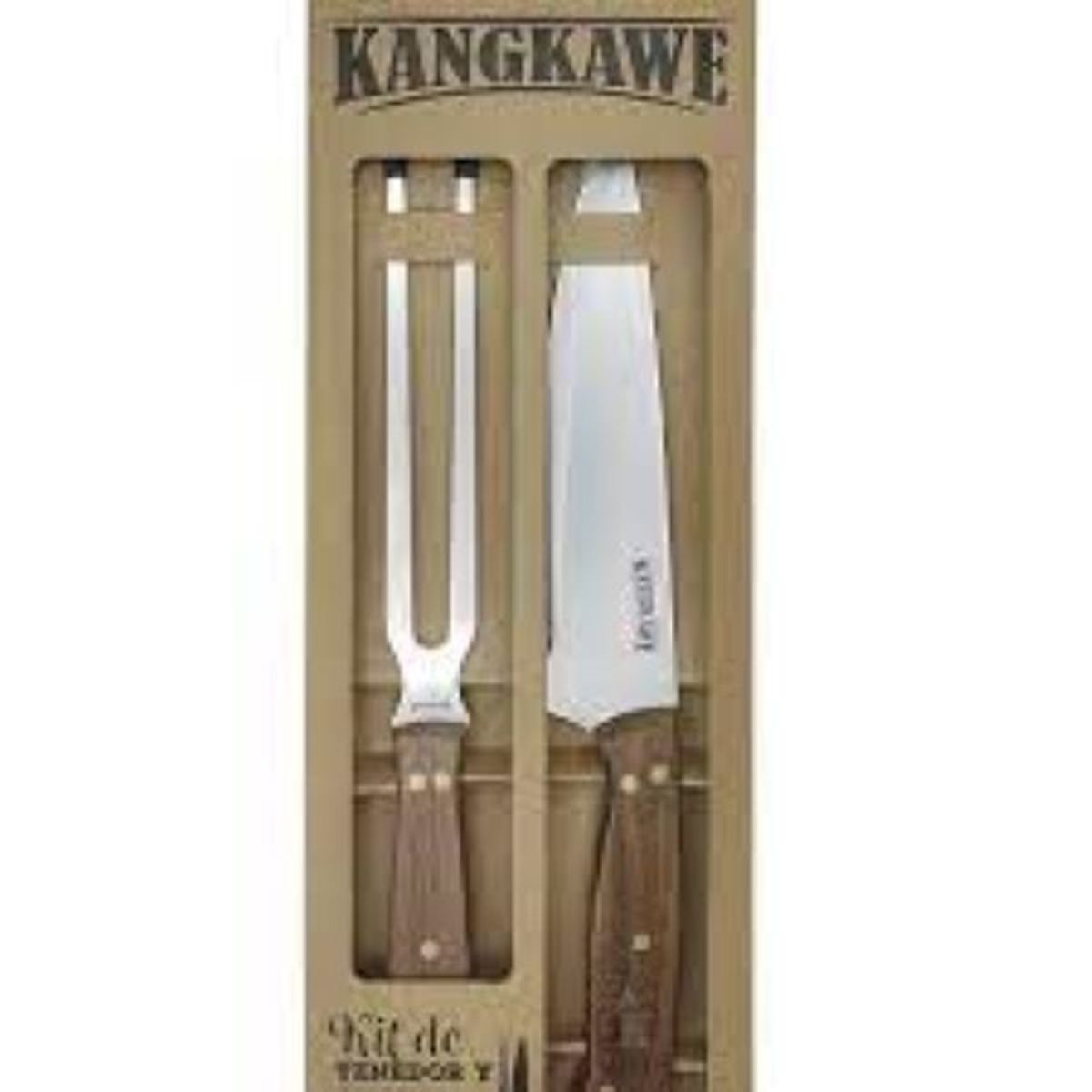 KANGKAWE - Set Parrillero Tenedor Y Cuchillo Asados