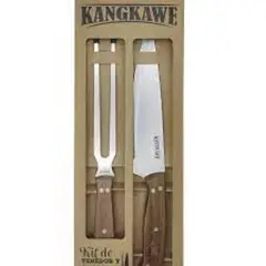 KANGKAWE - Set Parrillero Tenedor Y Cuchillo Asados