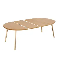OH MI HOGAR - Mesa de Comedor Extensible Wood 100cm a 180cm