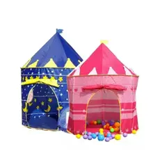 GENERICO - Carpa Castillo Para Niños Y Niñas Azul