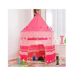 GENERICO - Carpa Castillo Para Niños Y Niñas Rosa