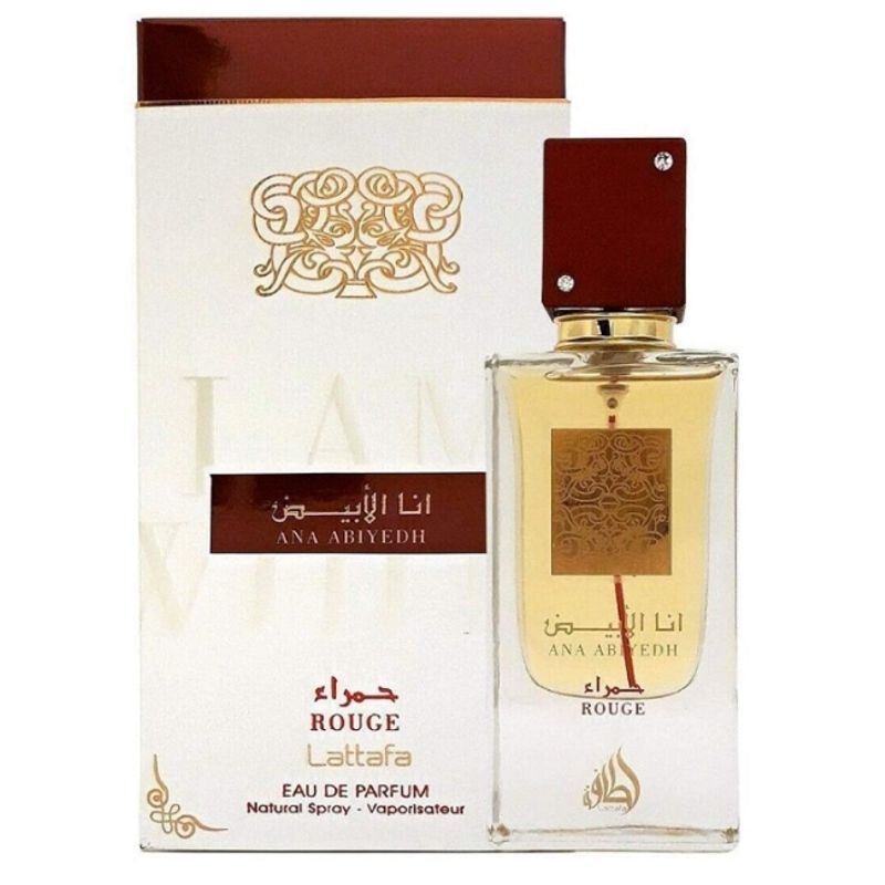 LATAFFA - Ana Abiyedh Rouge EDP 60 ML Unisex - Lattafa