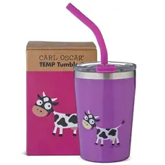 GENERICO - Vaso Para Niños Insulado 250ml Fucsia - Carl Oscar