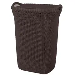 REYPLAST - Cesto Canasto Para Ropa Khipu 60 Lts Con Tapa
