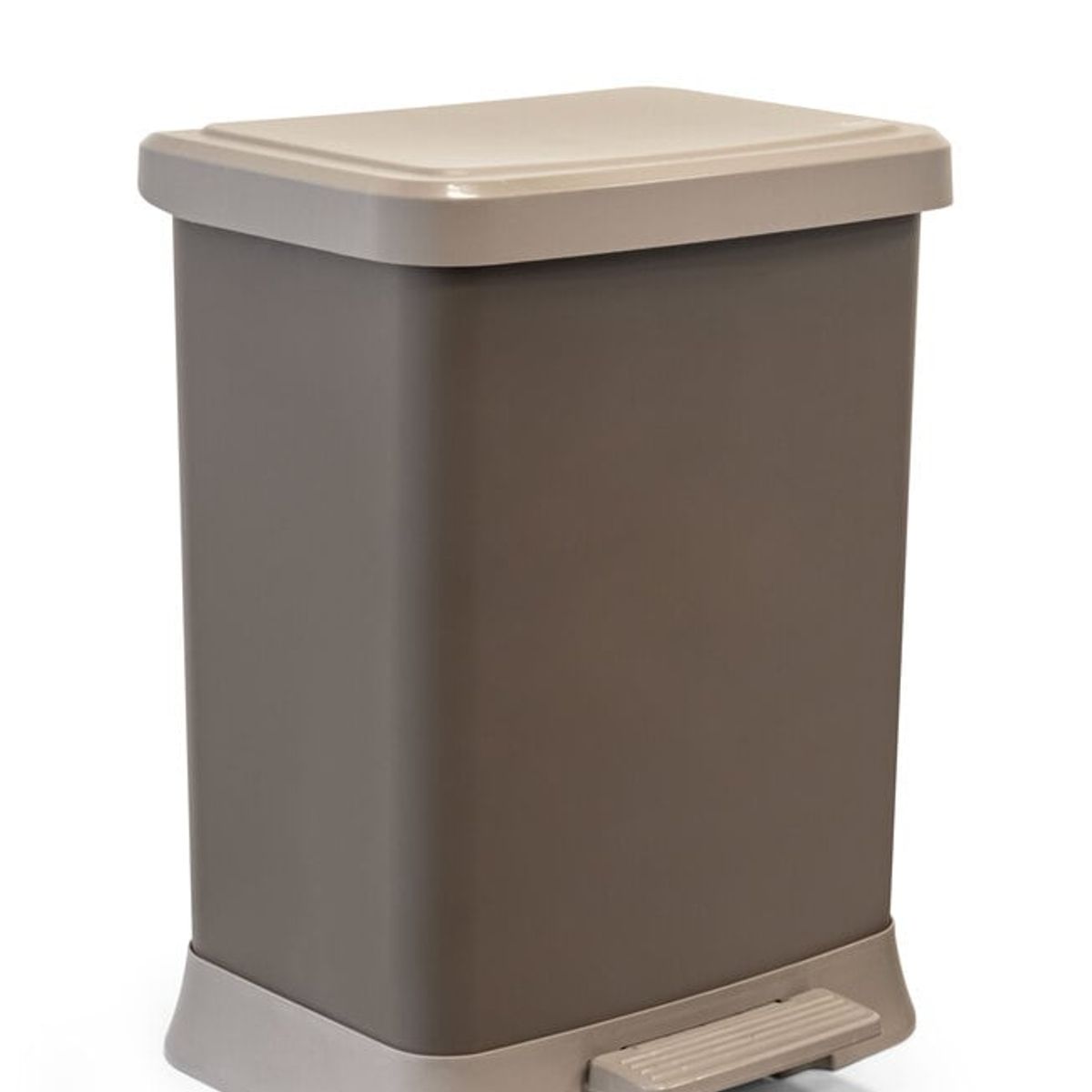 REYPLAST - Basurero Cafe De Pedal Con Porta Bolsa 40L Lexuss Reyplast