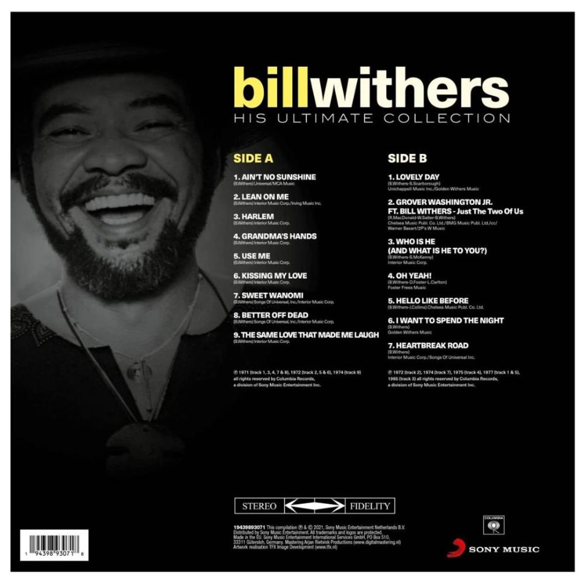 HITWAY MUSIC - BILL WITHERS - HIS ULTIMAT COLLECTION - VINILO HITWAY MUSIC