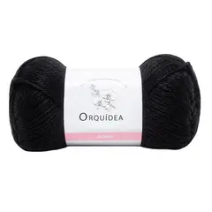 GENERICO - Lana Sedificada Jazmin de Orquidea - Negro 1
