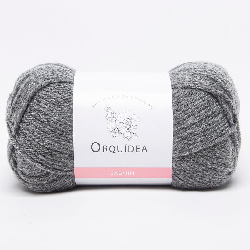 GENERICO - Lana Sedificada Jazmin de Orquidea - Gris Melange 3