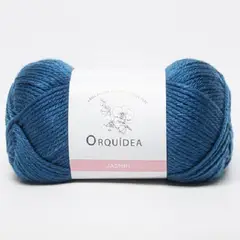 GENERICO - Lana Sedificada Jazmin de Orquidea - Azul Petroleo 23