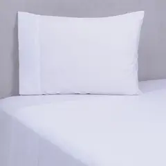 SOHOME - Sábana Lisa 180h 1.5P Blanco