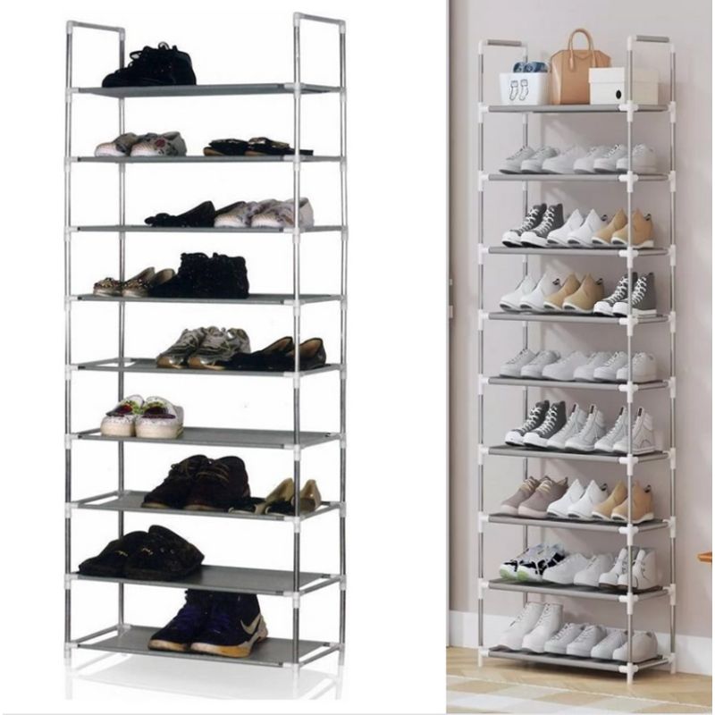 GENERICO - Zapatero Organizador 27 Pares 9 Niveles Metal Plastico