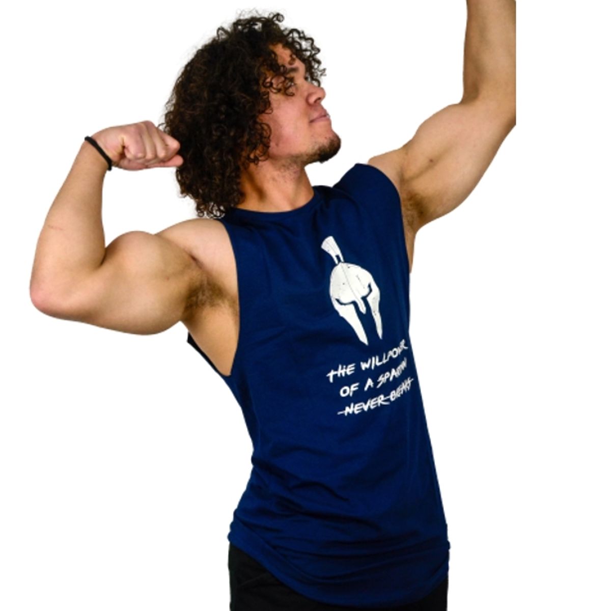 PALIKOS FITNESS - Polera Deportiva 95 algodon y 5 spandex  Musculosa