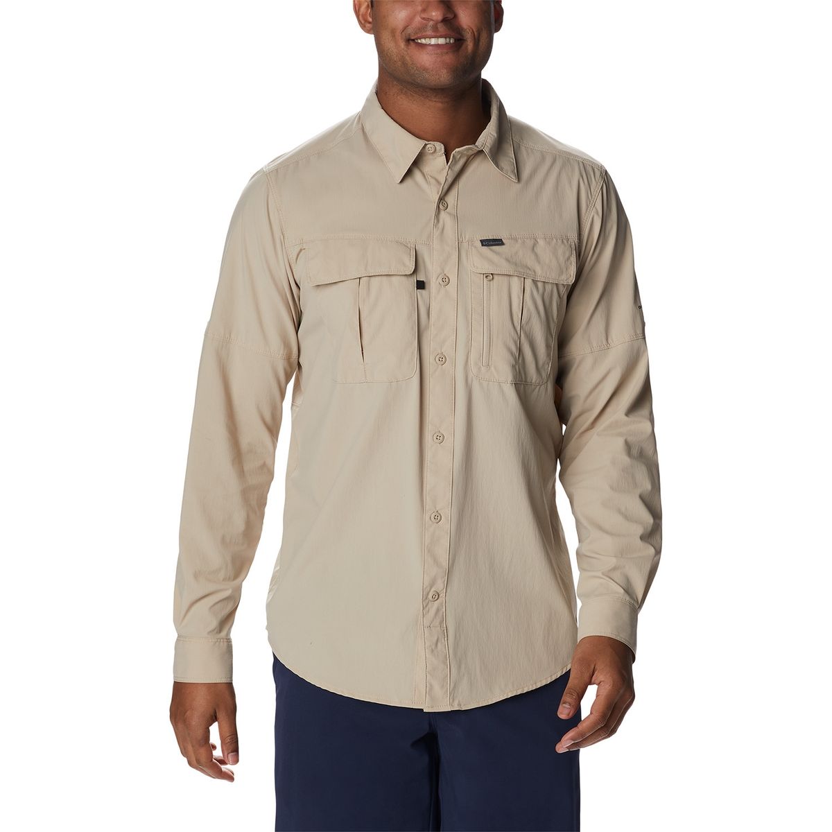 COLUMBIA - Camisa M/L Newton Ridge Ii L S Beige Hombre COLUMBIA
