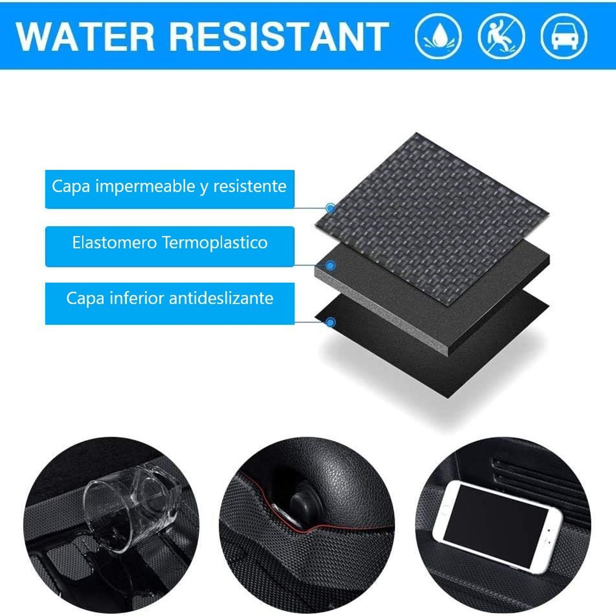 GENERICO - CUBRE MALETERO AUDI Q7 2016-2022 5 ASIENTOS