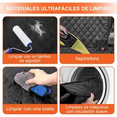 LAVANDAPET - Funda Impermeable Cubre Asiento Mascota Auto Perro Gato