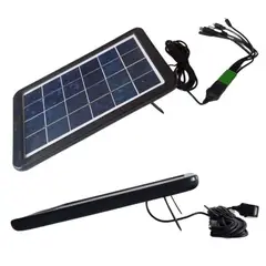 GENERICO - Cargador Panel Solar 6w 6v Celular Energía Solar