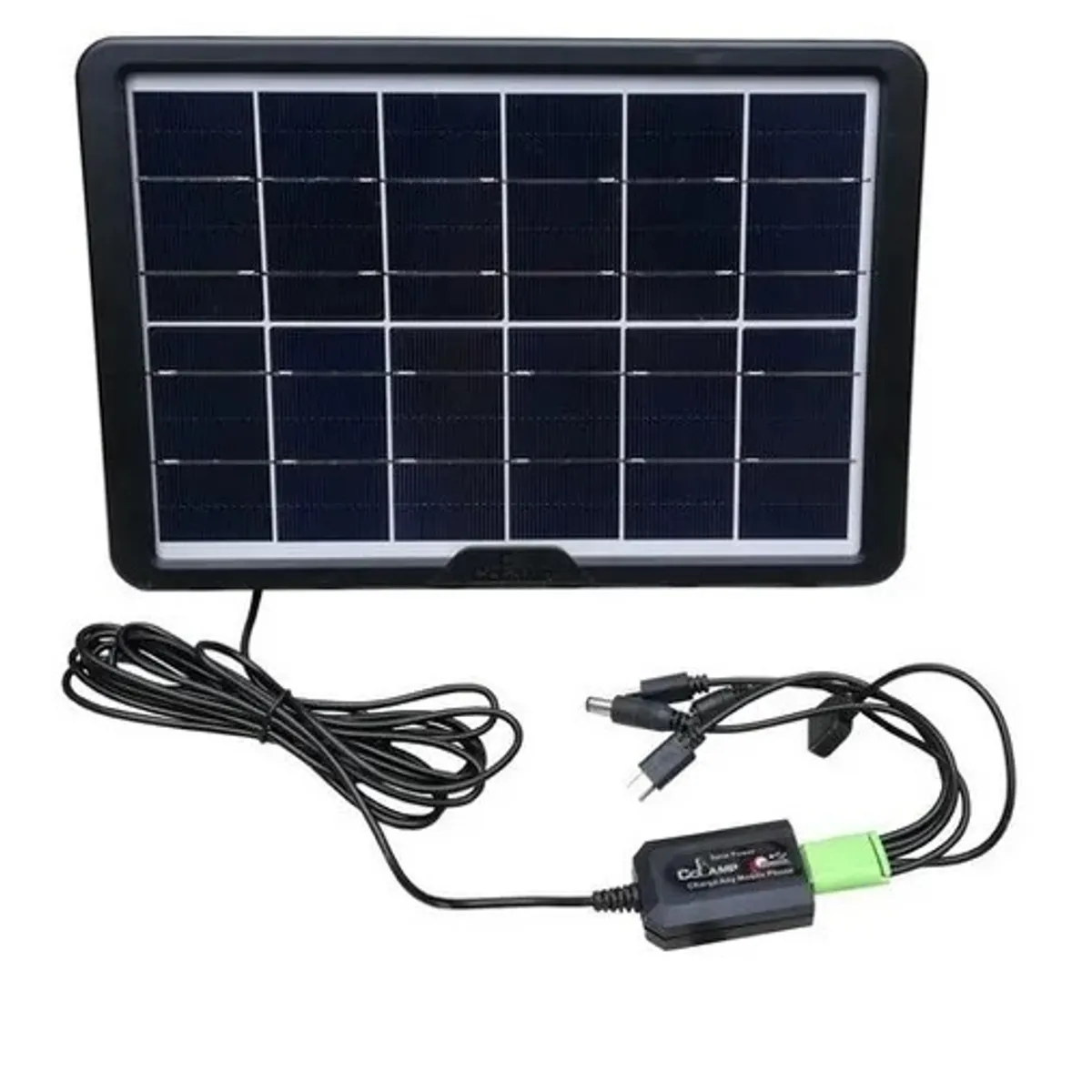 GENERICO - Cargador Panel Solar 6w 6v Celular Energía Solar