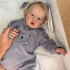 TIOZONEY - Muñeca bebe reborn vinilo de silicona juguetes para 50cm