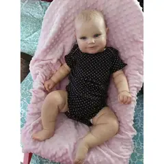 TIOZONEY - Muñeca bebe reborn vinilo de silicona juguetes para 50cm