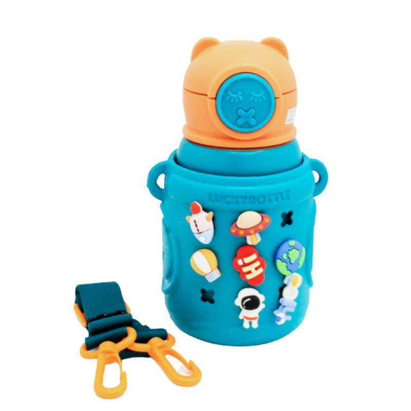 GENERICO - Termo Termico 450ml Infantil Diseño Azul