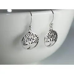 GENERICO - Aros de Plata Árbol de la Vida