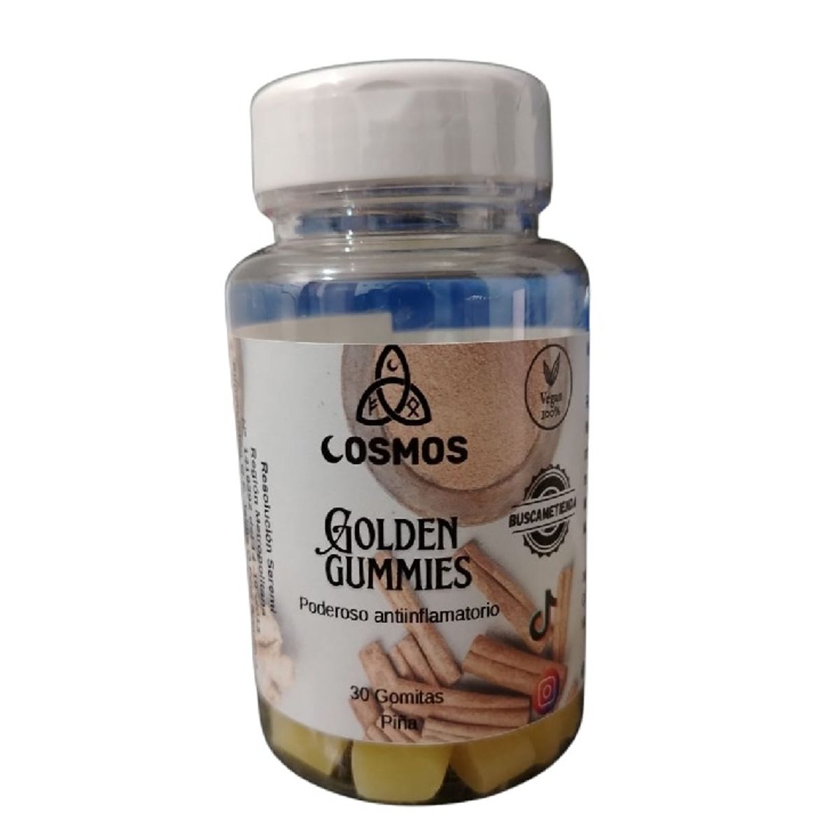 GENERICO - Suplemento Golden Gummies Gomitas veganas antiinflamatorias