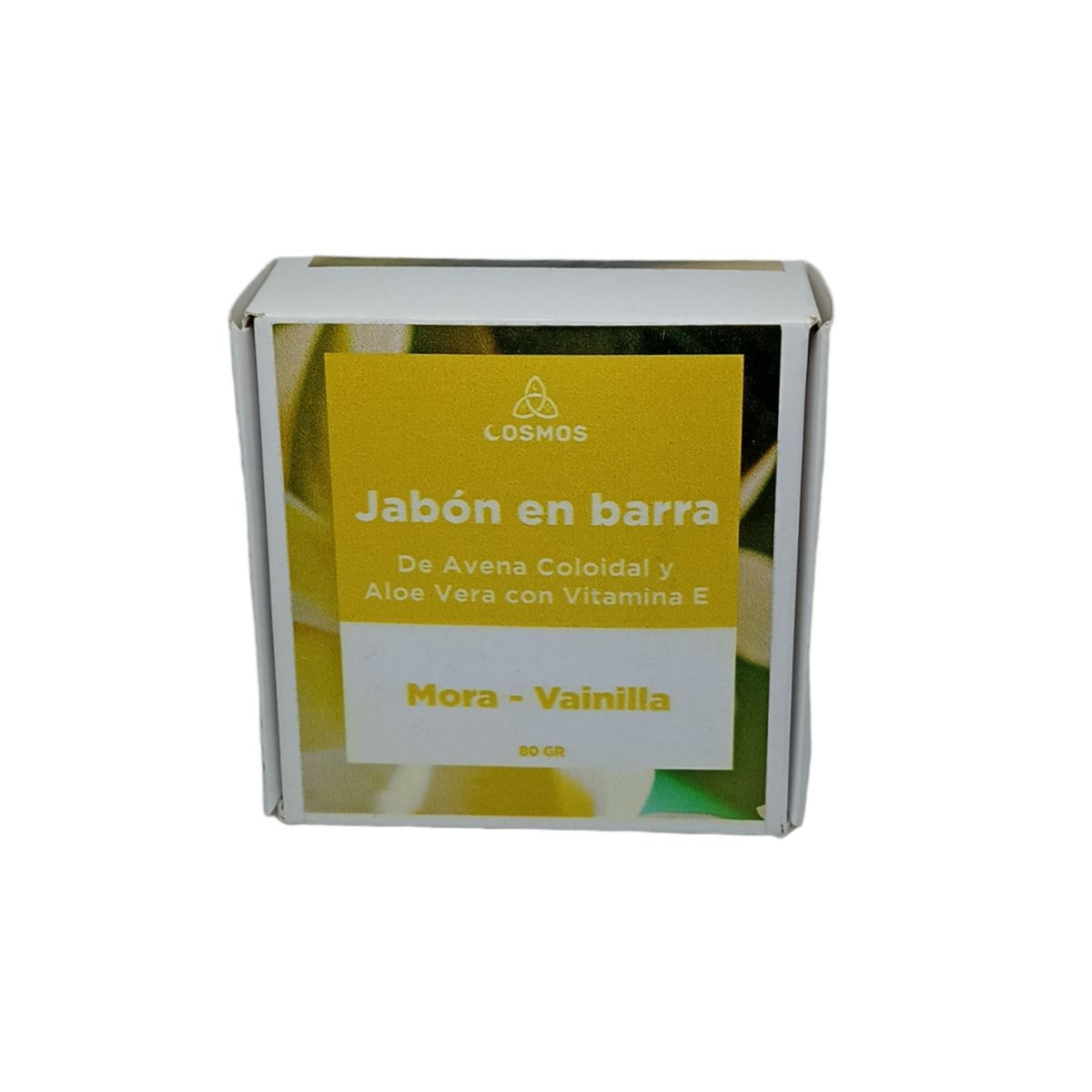 GENERICO - Jabón en barra exfoliante e hidratante aroma mora-vainilla.