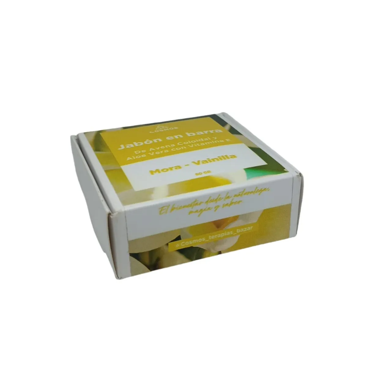 GENERICO - Jabón en barra exfoliante e hidratante aroma mora-vainilla.