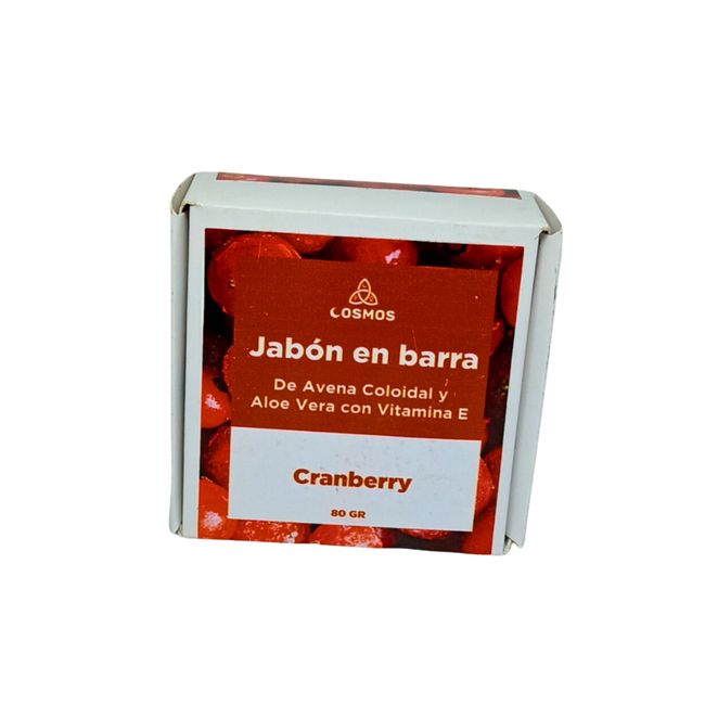GENERICO - Jabón en barra exfoliante e hidratante aroma Cranberry.