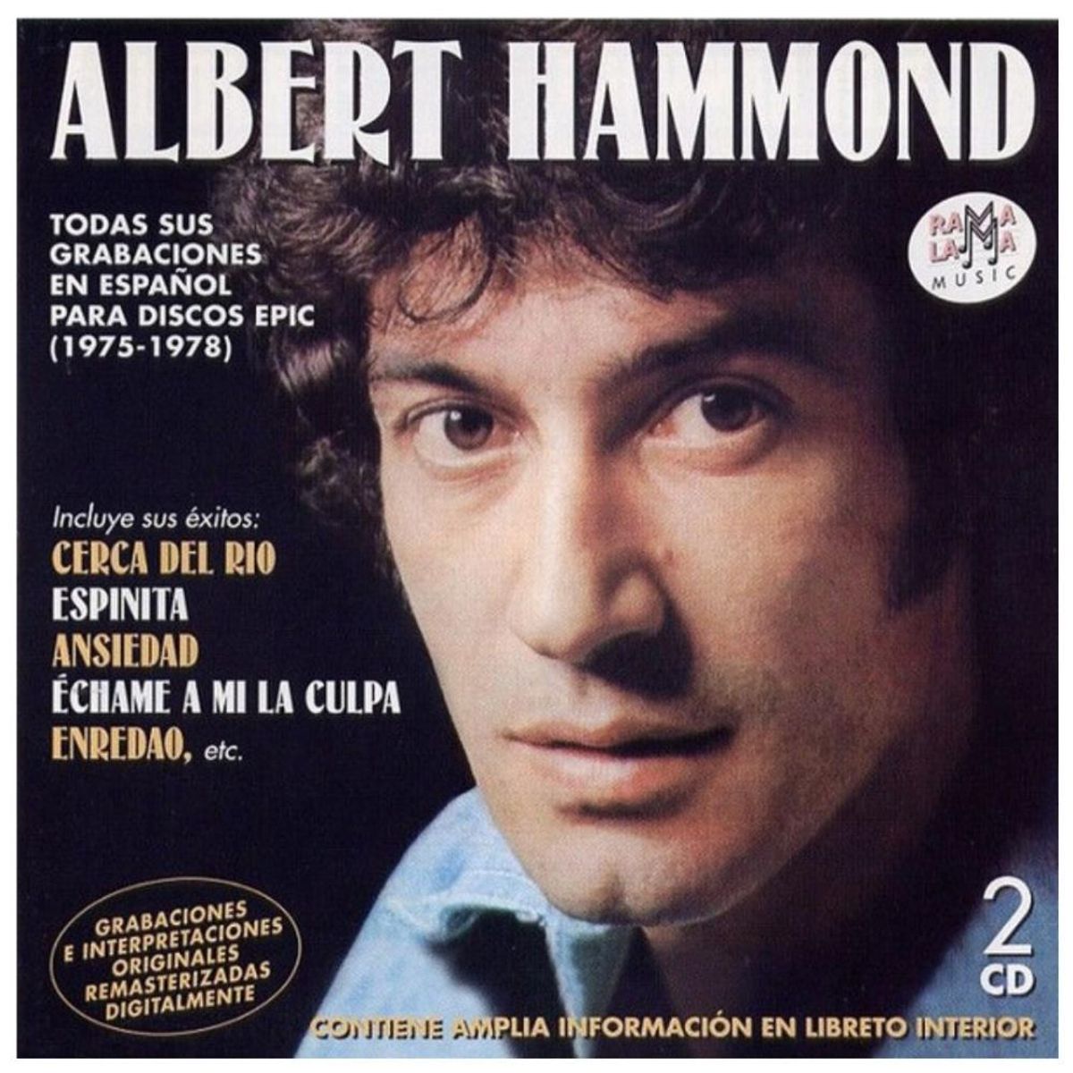 HITWAY MUSIC - ALBERT HAMMOND - TODAS SU GRABACIONES EN ESPAÑOL (2CD)