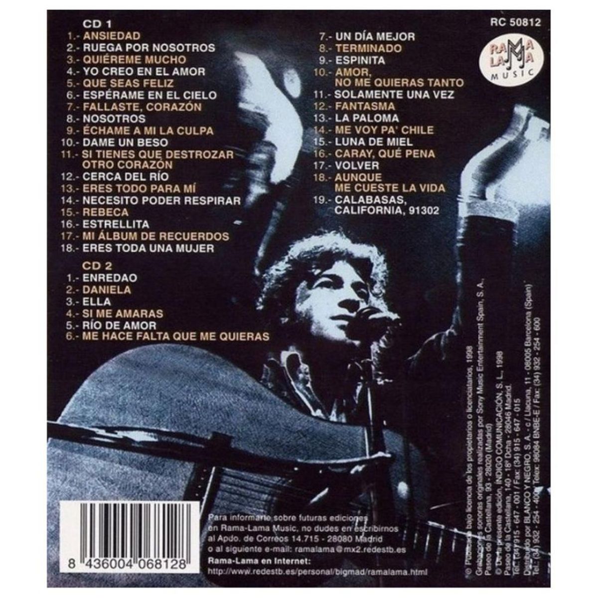 HITWAY MUSIC - ALBERT HAMMOND - TODAS SU GRABACIONES EN ESPAÑOL (2CD)