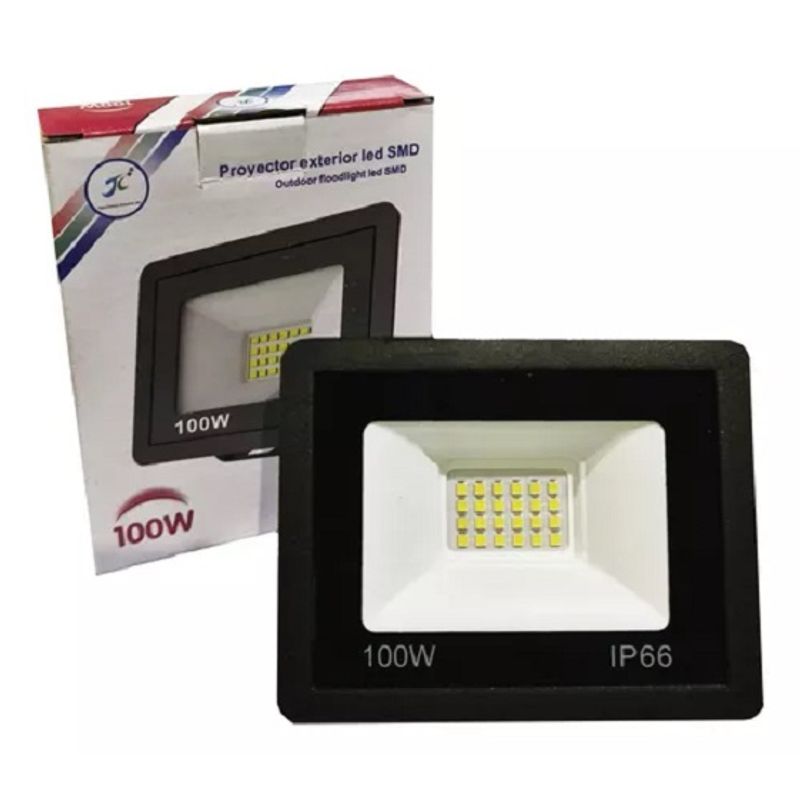 GENERICO - Foco Proyector Plano Led Reflector Multiled 100w Exterior 003360