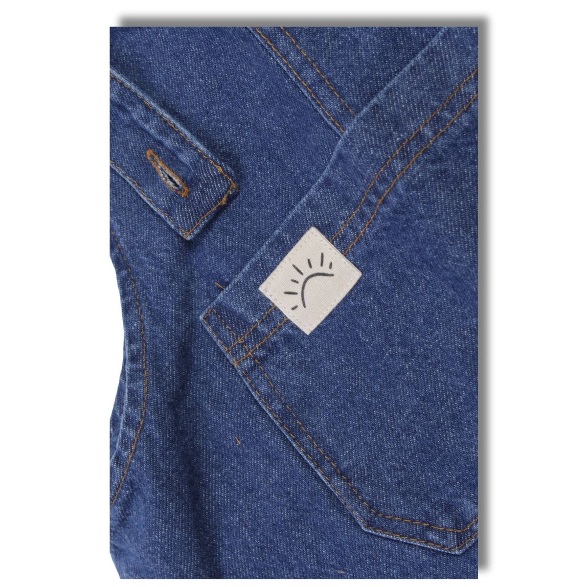 GENERICO -  Jardinera Denim Unisex para Niños