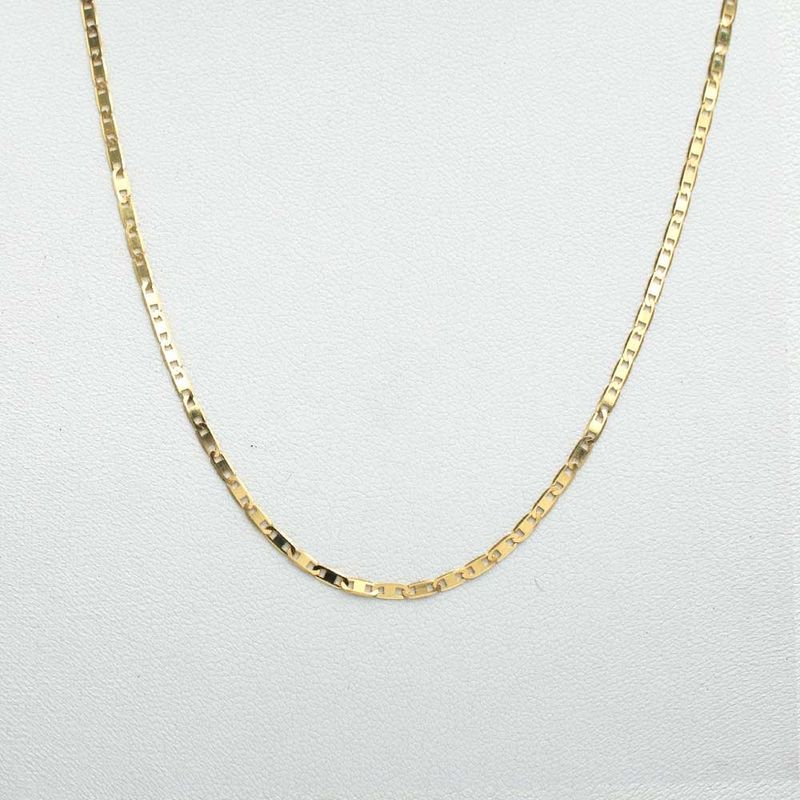 ELLA JOYAS - Cadena Piastrine Gruesa Oro 18k - 60cm