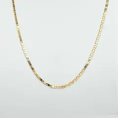 ELLA JOYAS - Cadena Piastrine Gruesa Oro 18k - 60cm