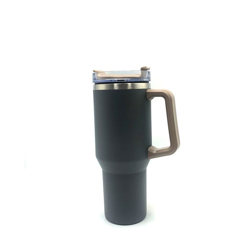GENERICO - Vaso Térmico Tumbler Acero Inoxidable 1 Lt Quencher Inoxidable Gris
