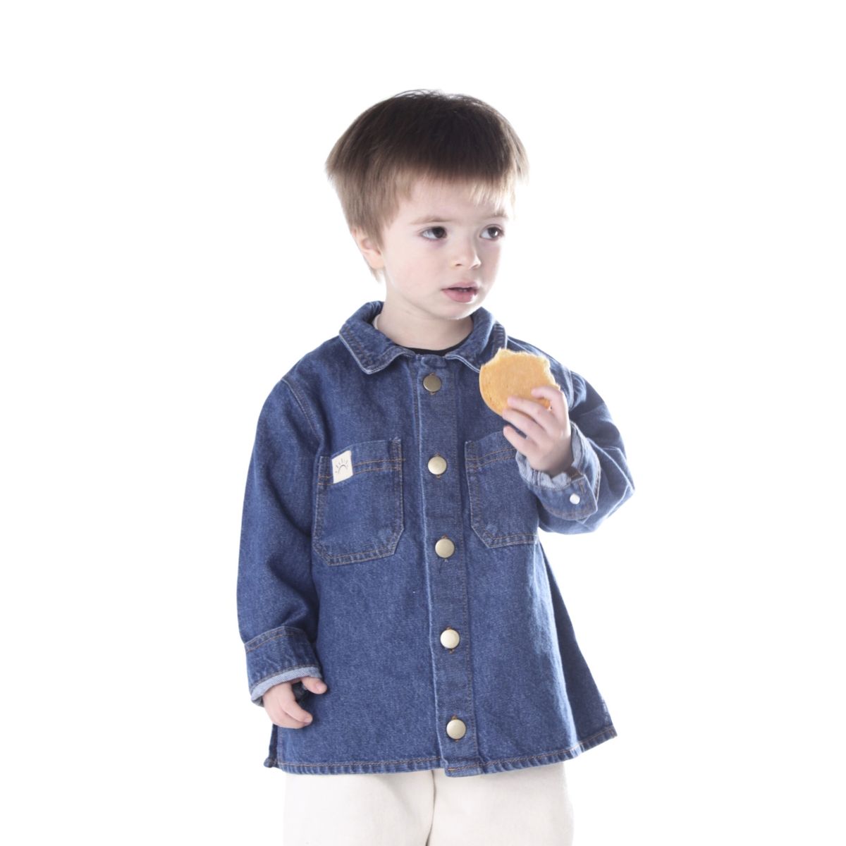 GENERICO - Chaqueta Denim Oversize Unisex para Niños